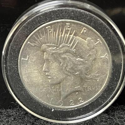 1922 Peace Silver Dollar Possible VMA Encased