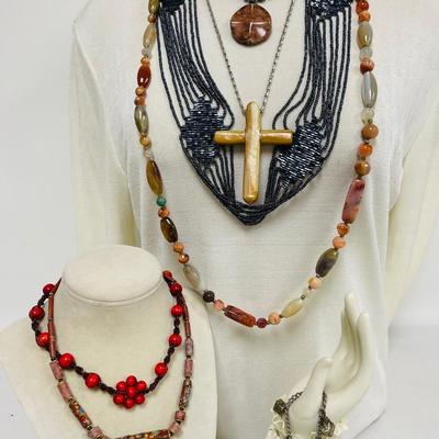 Vintage Artisan and Natural Stone Jewelry 