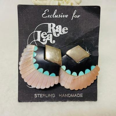 Handmade Sterling Silver Earrings by “Rae Lea” 