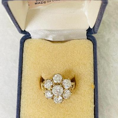 10K Gold CZ Ring