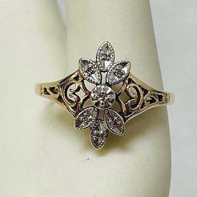 10K Gold Diamond Ring from Plainville Stock Company 