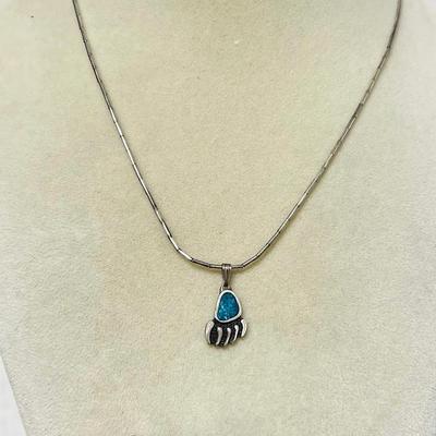 Liquid Silver Native Bear Paw Set 