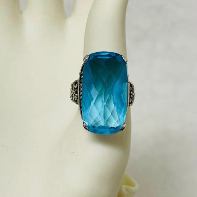 Sterling Silver Marcasite Ring 