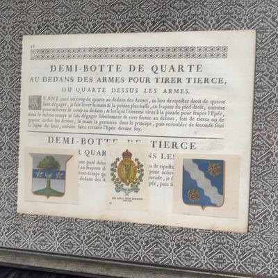 Framed French Demi-Botte de Quarte