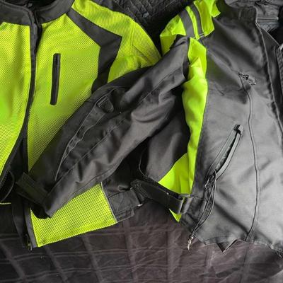 2 Motorcycle Jackets – Vance Leathers XXL & Viking Cycle Hi-Vis Safety Riding Jacket