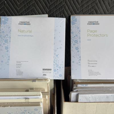 Creative Memories Document & Page Protectors – Bulk Lot with Natural Textured Paper
