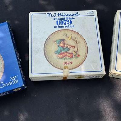 Goebel Hummel Annual Collector Plates – 1976, 1979 & 1981
