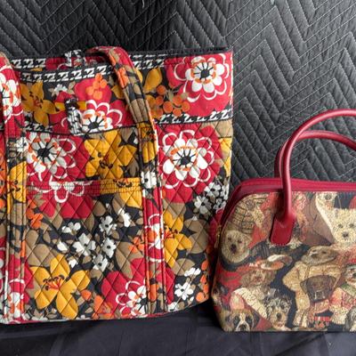 Vera Bradley Quilted Handbag – Floral Pattern