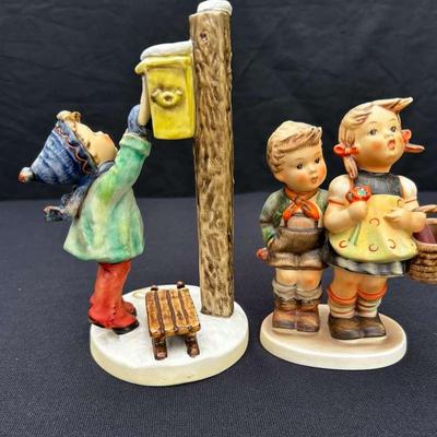 Goebel Hummel Figurines – “A Letter to Santa” & “To Market” – W. Germany