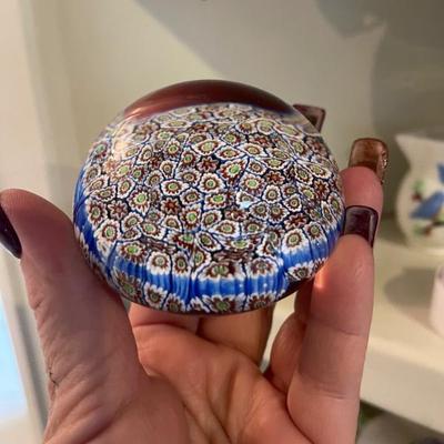 Sale Photo Thumbnail #137: Glass paperweight 