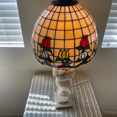 Sale Photo Thumbnail #5: Lamp with marble base  