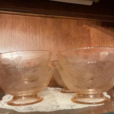 Sale Photo Thumbnail #144: Pink glass
