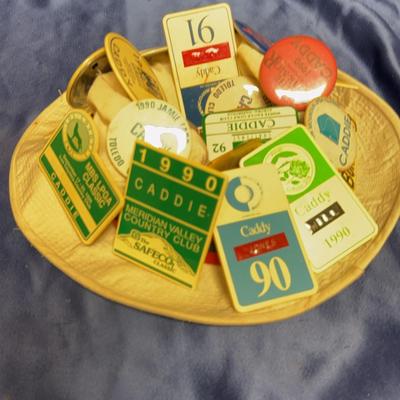 Lot 517: Golf Hat With Pins