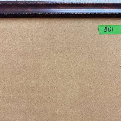 Lot 121:  Beautifully Framed Cork Board