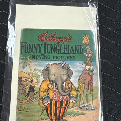 Lot 222: Vintage Kellogg Funny Jungleland Moving Pictures Book 1909 Copyright