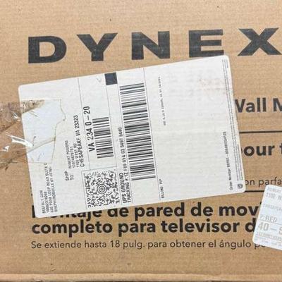 Lot 107:  Dynex Full-Motion TV Wall Mount for Flat-Screen 