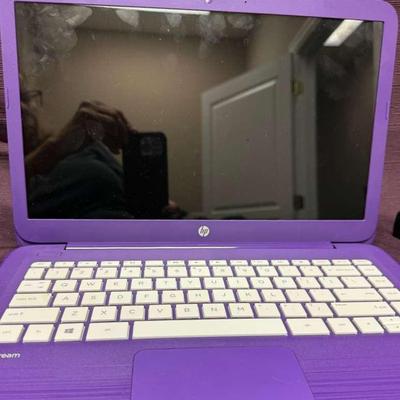 Lot 143:  HP Stream 14” Laptop – Purple, Intel Inside, Windows OS