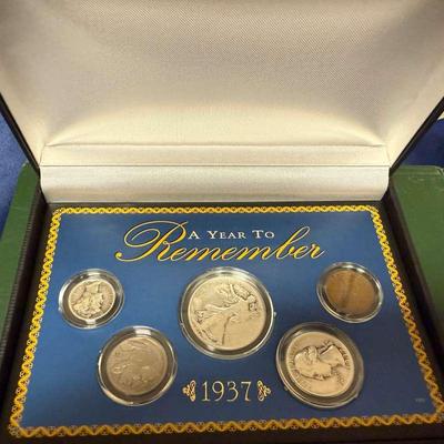 Lot 539: 1937 Coin Set