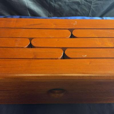 Lot 550: Handmade Wooden Tongue Drum