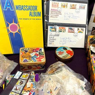 Lot 104:  A Plethora Of Stamps…Calling All Stamp Collectors