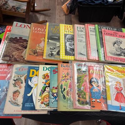 Lot 203: Edith Doll Storybooks, Paper Dolls Collection And More 
