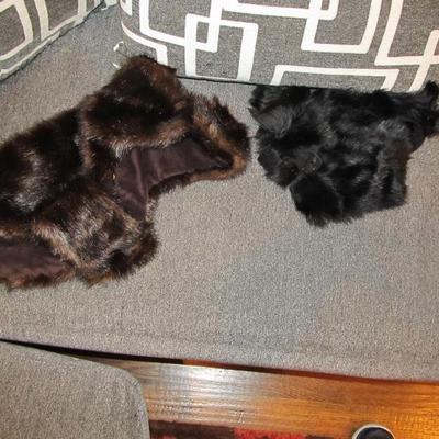 Sale Photo Thumbnail #119: Two "Dog Faux Fur Coats" for strutting around town in style!