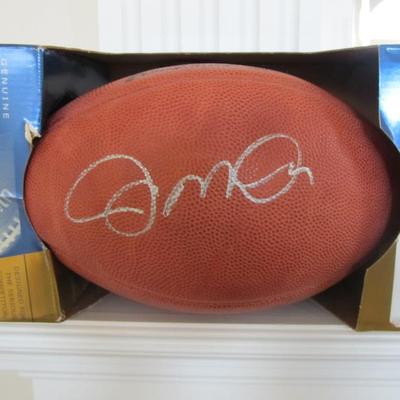 Sale Photo Thumbnail #110: NFL great signed football Joe Montana of the San Francisco 49ers