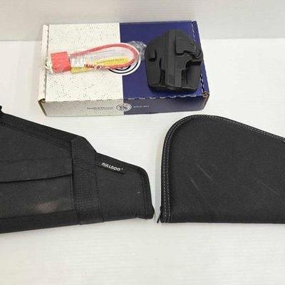 1832 • (3) gun bags & smith&wesson gun holster