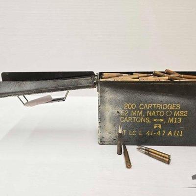 1364 • approx 200 rounds of 8mm ammo in ammo can