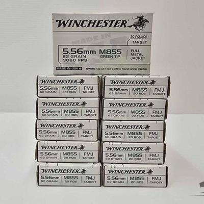 1356 • new!!! 220 rounds of 5.56mm winchester ammo