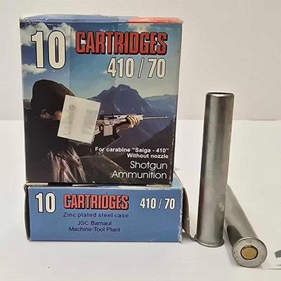 1348 • 20 rounds of 410:70 barnaul russia shotgun ammo