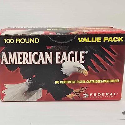 1378 • new!!! 100 rounds of 9mm american eagle ammo