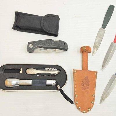 1804 • throwing knives, pocket knife & more