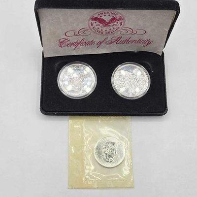 180 • (3) 1ozt .999 fine silver coins