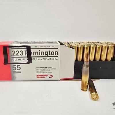 1380 • 50 rounds of .223 remington aguila ammo