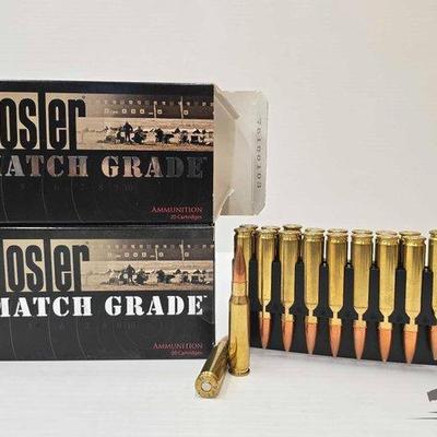 1352 • new!!! 40 rounds of .308 win nosler match grade ammo
