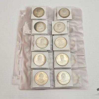 199 • (36) sterling silver presidential coins