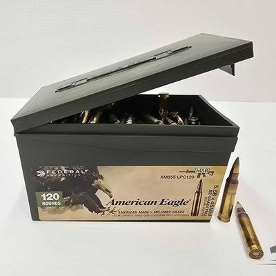 1376 • approx 100 rounds of 5.56×45mm american eagle ammo