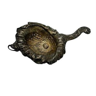Lot 100-069   
Antique Imperial Brass Tea Luxury Strainer