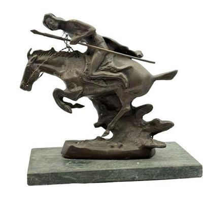 Lot 010-154   
Frederic Remington, "Cheyenne" Bronze Statue