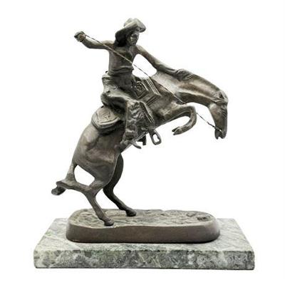 Lot 011-153   
Frederic Remington, "Bronco Buster" Bronze Statue