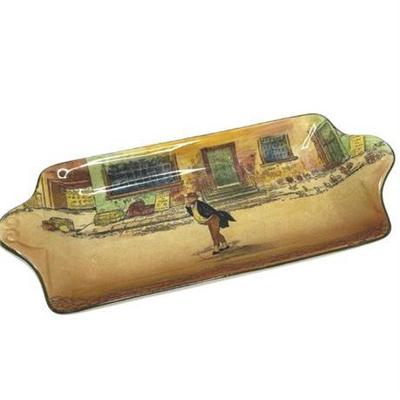 Lot 100-046   
Vintage Royal Doulton Dickens Mr Pickwick York Sandwich Tray