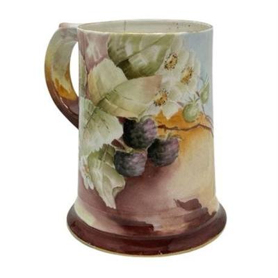 Lot 100-037   
N. Auld Signed and Dated 1899 Porcelain Mug