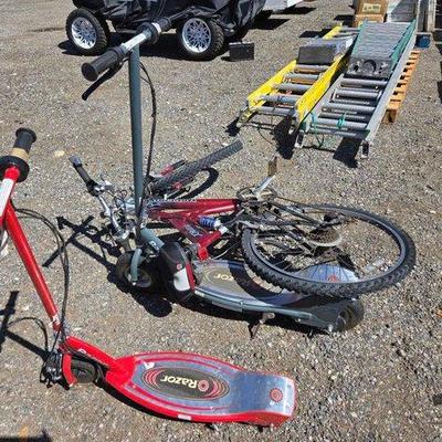 86004 • bike & (2) electric scooters