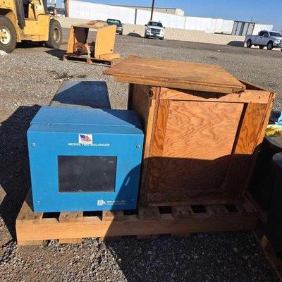 85002 • tool box, model 7000 balancer & wooden box