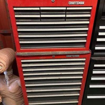 6072 • craftsman two piece rolling tool box