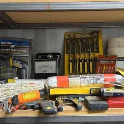 5106 • wrench, measuring tape, wire stripper, rope & more