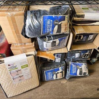 4018 • new!!! wine glass storage & 8ft stretchable table cloths
