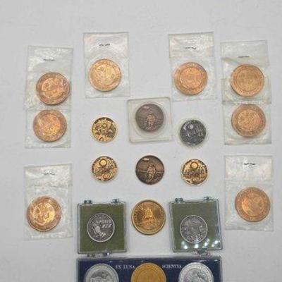1754 • (20) apollo 11, 12 & 13 tokens