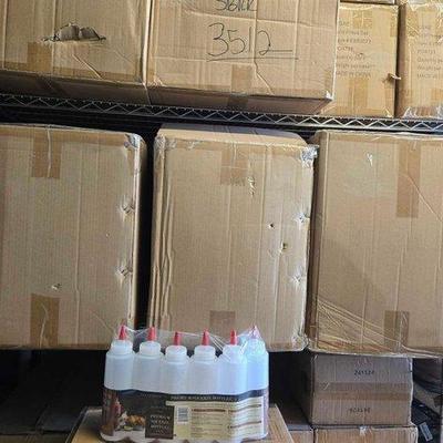 3514 • (3) boxes of squeezeable bottles